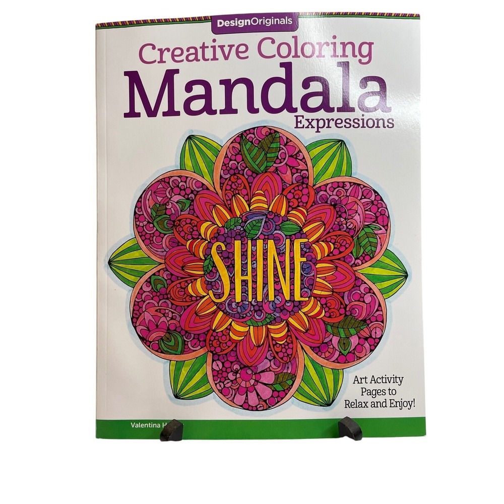 Creative Coloring Mandala Expressions Art‎ Activity Book Relax Originals